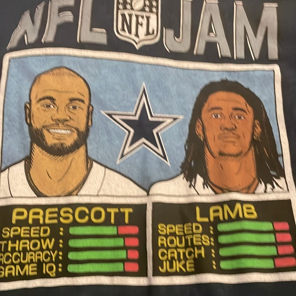 Homage NFL Jam Prescott / Lamb shirt size large and smoke free home - Picture 4 of 4